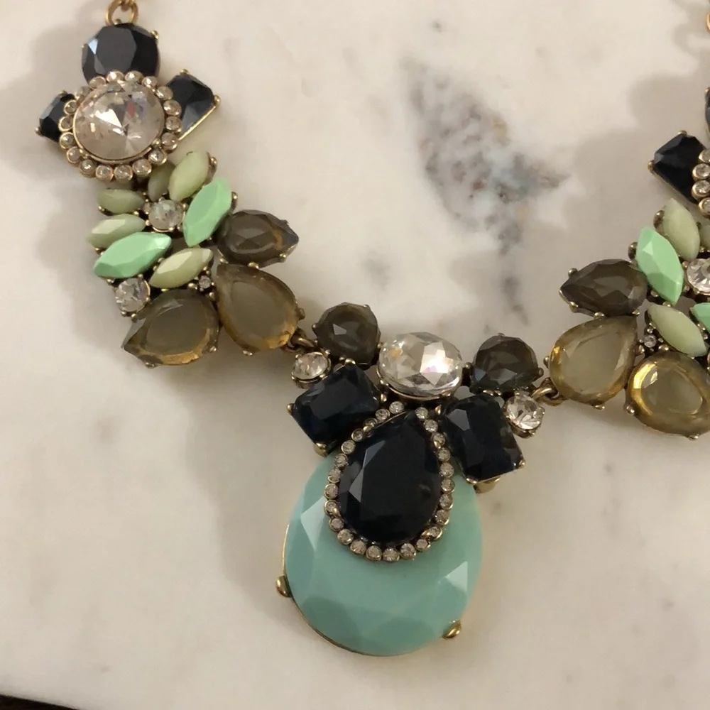 J Crew Gemstone Necklace - Picture 2 of 3